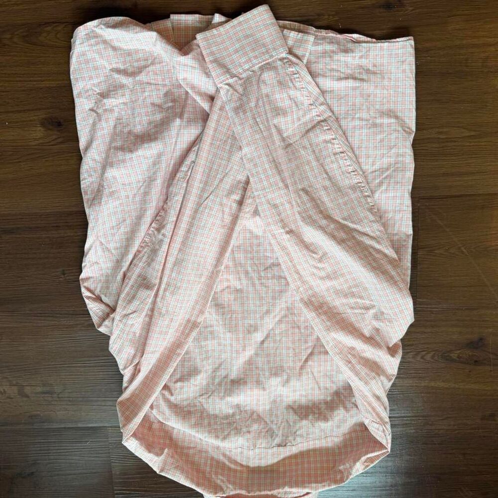 Southern-tide Men's Pink and Orange Shirt - Picture 4 of 5
